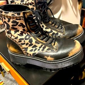 Steve Madden platform combat boots